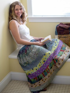 Tiered Panel Skirt